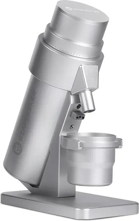 STARSEEKER EDGE+ Elektrischer Kaffeemühle mit 63MM Mahlscheiben, für den Hausgebrauch, Geeignet für das Mahlen von Kaffeebohnen für Espresso und Handfilterkaffee SILBER