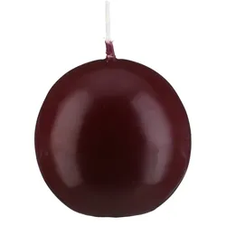 Kopschitz Kerzen Kerzen Kugelkerzen Bordeaux, Ø 70 mm, 12 Stück