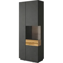 INOSIGN Vitrine »SILKE« Höhe 207 cm grau