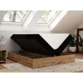MKS Wood Zero 160 x 200 cm H3 Schwarz