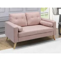 vente-unique Vente-unique-Sofa 2-Sitzer - Rosa - tatum
