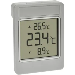 TFA Digitales-Fensterthermometer Windoo, 30.1067.15, grau