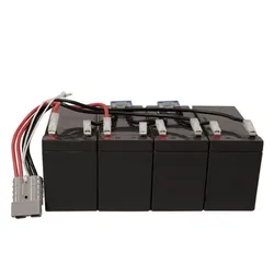 Ersatz-Akku für APC-Back-UPS RBC25 fertiges Batterie Modul zum Austausch Plug & Play