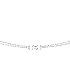 Elli Halskette Choker Infinity Unendlichkeit 925 Silber