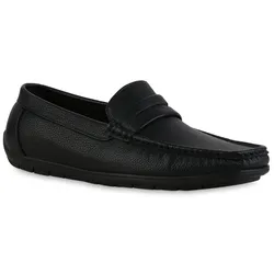 Herren Mokassins in Schwarz