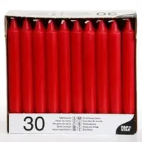 Papstar Tafelkerzen 19,6 cm rot 120 St.