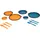 Mc Kinley McKINLEY Kochgeschirr Eating set SIL 2P BLUE DARK/ORANGE