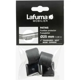 Lafuma Ersatzteil Fußschoner Ø 25 mm, 4 Stück, Anthrazit