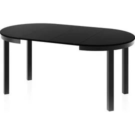 WFL GROUP Corin Ø 100-176 x 76 cm schwarz