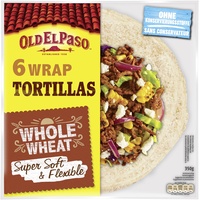 Old El Paso Wrap Tortillas – Mexikanische Wraps aus Vollkorn – 1 x 350 g