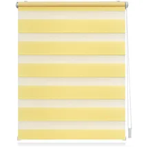 Lichtblick Duo Rollo / Doppelrollo Klemmfix 70 x 150 cm gelb