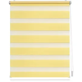 Lichtblick Duo Rollo / Doppelrollo Klemmfix 70 x 150 cm gelb