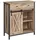 VASAGLE Sideboard 70 x 80 x 30 cm Braun/Schwarz