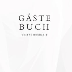 Gästebuch 'Unsere Hochzeit'- Hochzeitsgästebuch Premium Hardcover 78 Seiten