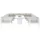 MONSTER SHOP Modulares Gartenmöbel Set 9-tlg. Weiß