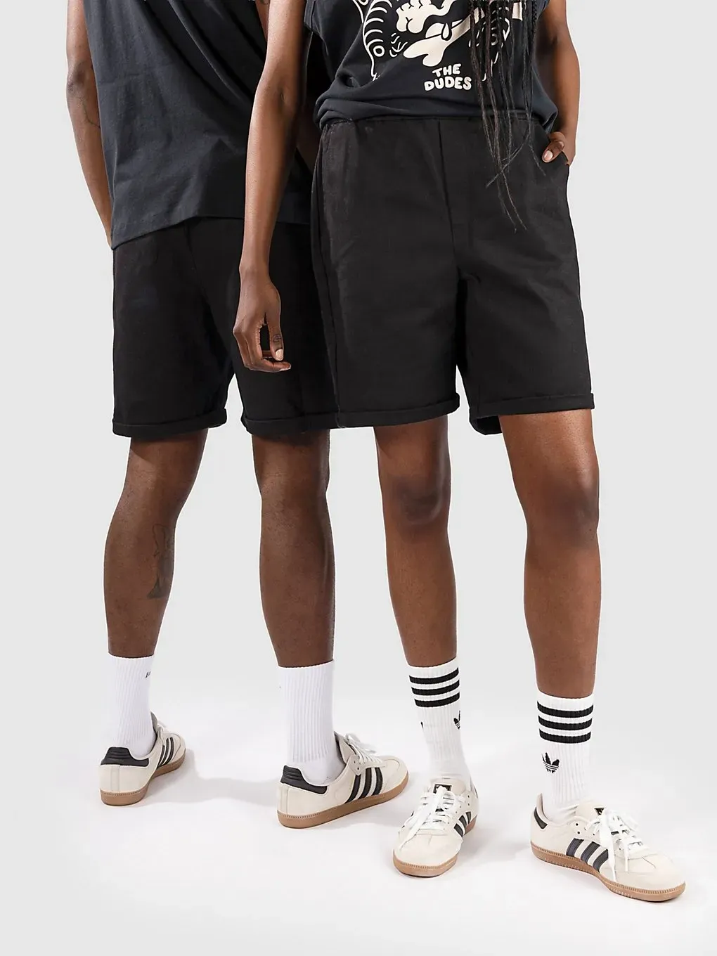 The Dudes Dark Pattern Ez Classic Shorts black Gr. L