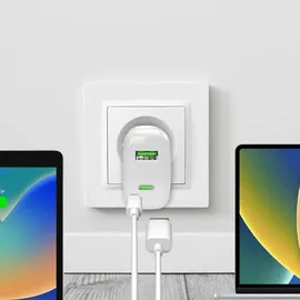 PURO 65W GaN USB-A USB-C wall charger -
