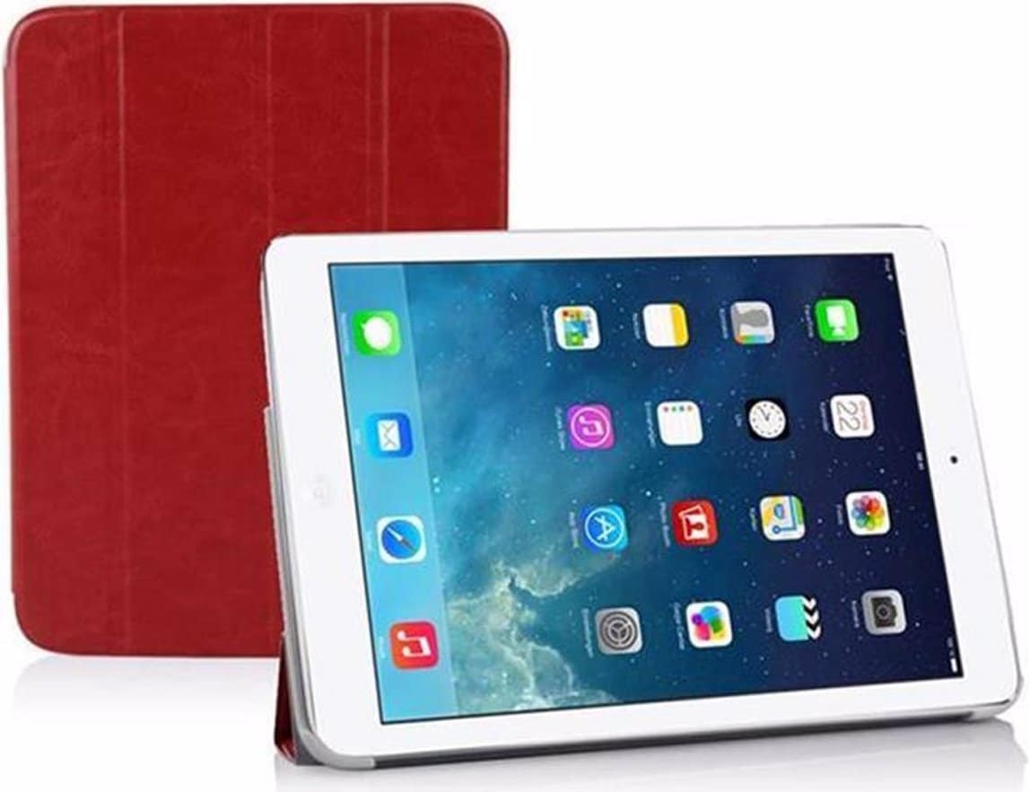 Cadorabo Tablet Book Cover (iPad Air), Tablet Hülle, Rot