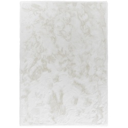 SCHÖNER WOHNEN KOLLEKTION Kunstfellteppich »Tender«, BxL: 80 x 150 cm, rechteckig, Polyester - weiss