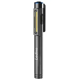 LEDINO Arbeitsleuchte Aluminium 250 + 90 Lumen Silber