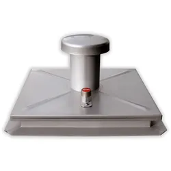 Hailo Schachtabdeckung HS1 Edelstahl 2mm tagwasserdicht mit Entlüftung und Isolierung 1000x1000mm