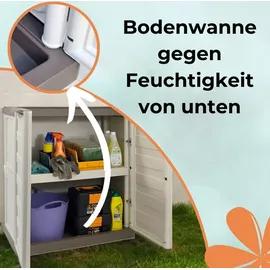 GarPet Gartenschrank 0 x 0 x 0 cm Weiß