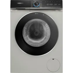 SIEMENS Waschmaschine "WG44B20X40", A (A-G), silber (silberfarben), B:59,8cm H:84,5cm T:59cm, Waschmaschinen, smartFinish – glättet dank Dampf sämtliche Knitterfalten