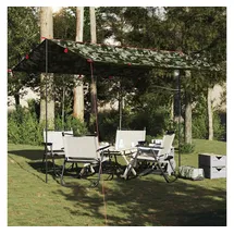 vidaXL Tarp 3,66 x 3,06 m Grau/Grün