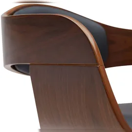 CLP 2er Set Barhocker Kingston, Barstühle gepolstert mit Kunstleder oder Stoffbezug, Tresenstühle höhenverstellbar