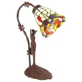 5LL-6132 Tiffany-Lampe-Leuchte Tischlampe Tischleuchte Stehlampe Frauen-Akt Clay