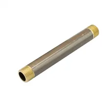 GENERAL FITTINGS - Rohrdoppelnippel 1/2' X 150mm Dn15 Messing Rohrnippel Langnippel