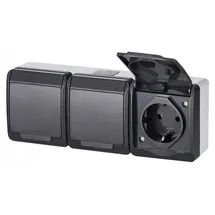 Elektro-Plast Elektroplast Hermes 3Pl Antracit Ip44, 0326-07