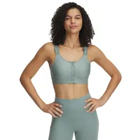 Under Armour Infinity High Zip 2.0 Bra silica green