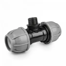 Bradas T-Stück Schlauchverbinder 32 mm schwarz