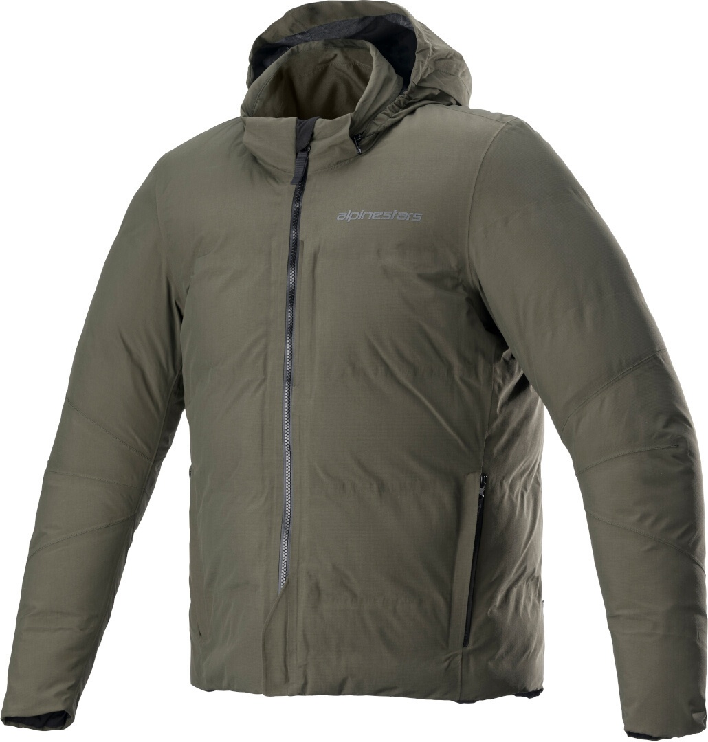 Alpinestars Frost Drystar Motorfiets textiel jas, groen, 2XL