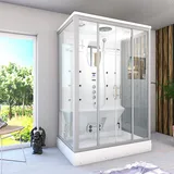 AcquaVapore Dusche Duschkabine D27-TH-EA Duschtempel Sauna 140x90 cm OHNE 2K Scheiben Versiegelung