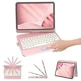 FUWANG Tastatur Hülle für iPad A16 Hülle mit Tastatur iPad Hülle mit Tastatur 11 Hülle mit Tastatur für 10 & 11 Generation (2022/2025), mit Bluetooth Tastatur und Multi Touch Touchpad 360° Drehbar