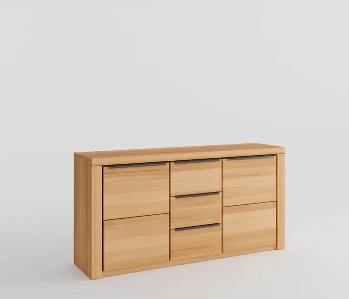 Elfo Kommode Brest Holz Braun Buche