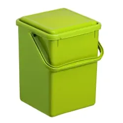 Rotho Bioabfall Eimer GREENLINE BIO, grün 1775505519 , Fassungsvermögen: 9 Liter