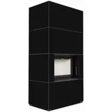 Kratki Kaminbausatz | FLOKI BOX | 8 kW | Nero Assoluto | Sichtfenster Wahl