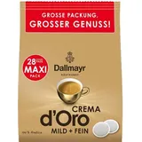 Dallmayr Crema d'Oro Kaffeepads, Arabicabohnen mild, 28 Pads