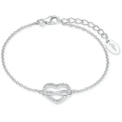 s.Oliver Armband 2020972 Herz Infinity Silber Zirkonia