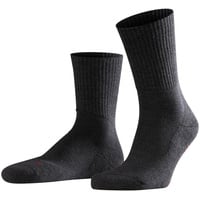 Falke Herren Socken Teppich im Schuh Merinowolle, Unifarben schwarz 45-46