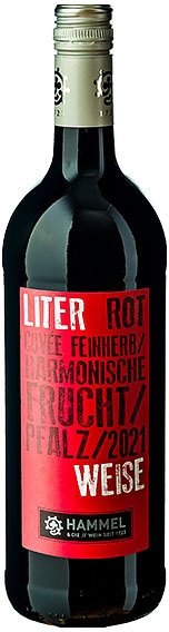 Weingut Hammel Literweise Rot Cuvée feinherb 1,0L