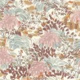 Rasch Textil Rasch Vliestapete Wiese (Altrosa, Floral, 10,05 x 0,53 m