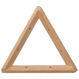 Astigarraga Wandregalhalter Triangel Winkel 20 x 20 x 20 cm Beige/Braun