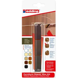 edding Möbel-Reparaturwachs-Set 8901 3 St. Schwarz
