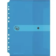 Herlitz Dokumententasche »easy orga« to go Mappe 11292943 Aktenordner Polypropylen PP transparent blau