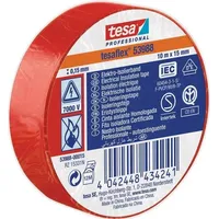 Tesa 53988-00015-00 Isolierband tesa® Professional Rot (L x B) 10m x 15mm