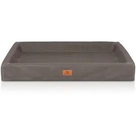 Knuffelwuff Hundebett Austin S 70 x 50 cm Braungrau